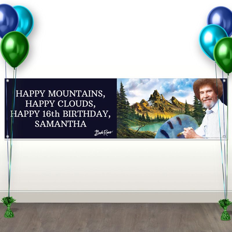 BOB ROSS Banner Image 2000 Wall Balloons