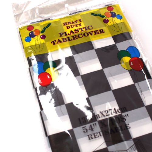 BW Checkered table Cover Packaging