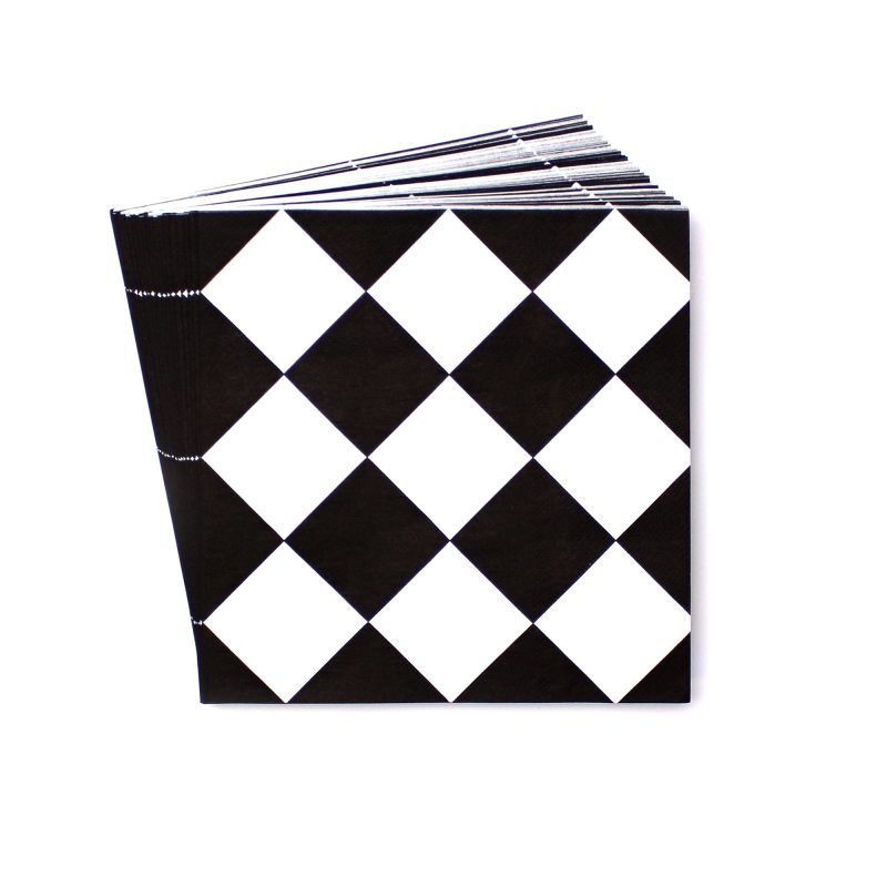 Black White Checkered Napkins