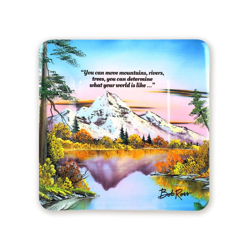 BobRoss Classic DessertPlate Front 1000