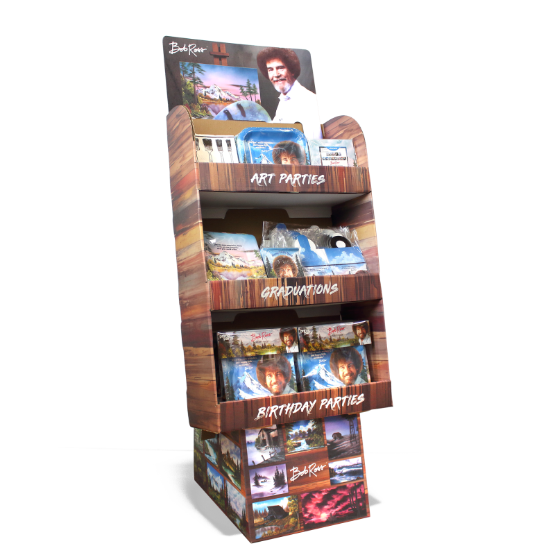 BobRoss Retail Diplays 3Quarter NoBKGND