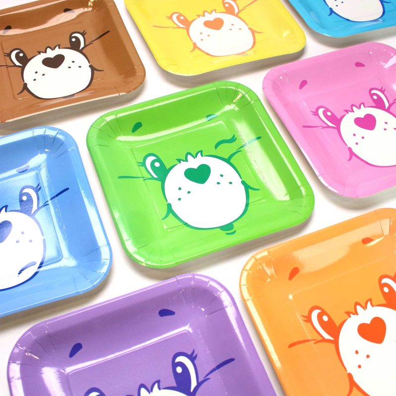 CareBears Plates 9in Grid