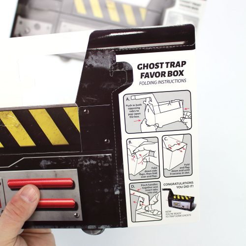 Ghostbusters Favorbox folded Instructions Close