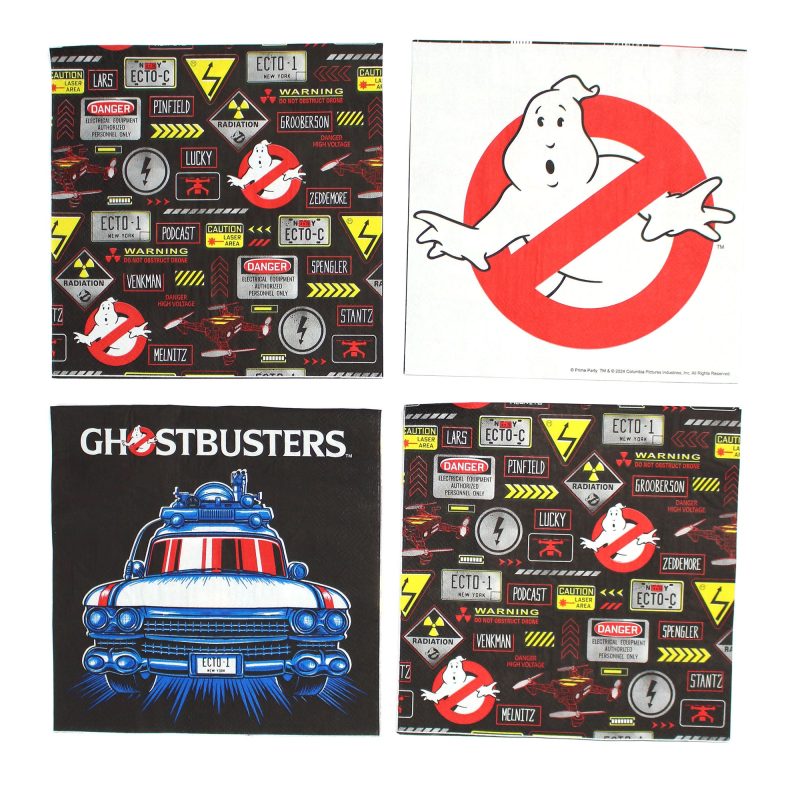 Ghostbusters Lunch Napkin Different Panels