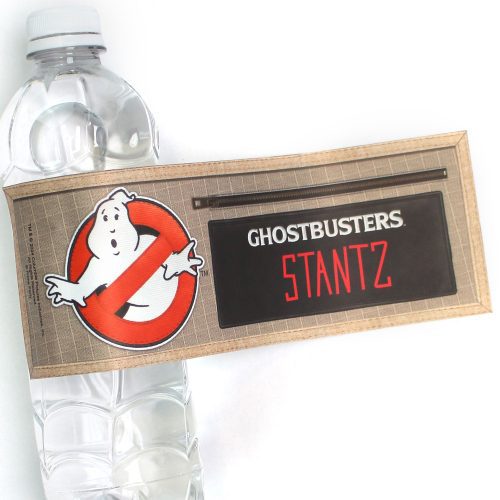 Ghostbusters Water Bottle Labels Main