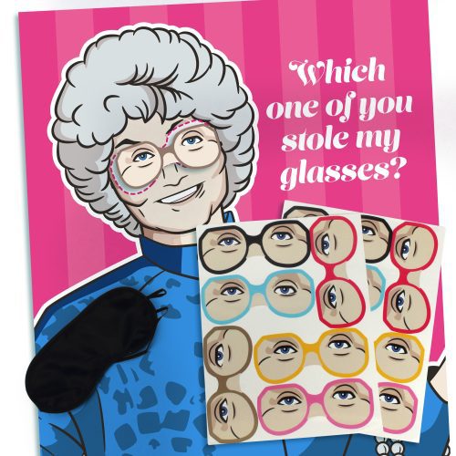 Golden Girls Pin the tail Party Game 02