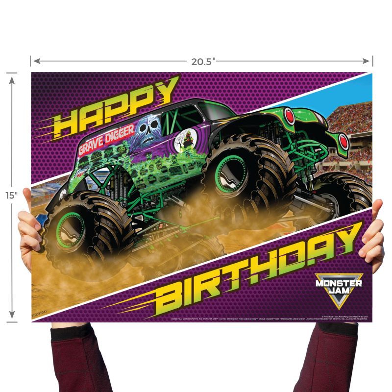 GraveDigger Yard Sign Dimensions