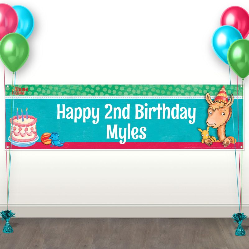 Llama Llama Vinyl Banner 62x17 Wall Balloons ac8263e9 1e6e 4e89 a149 de92ebe2965f