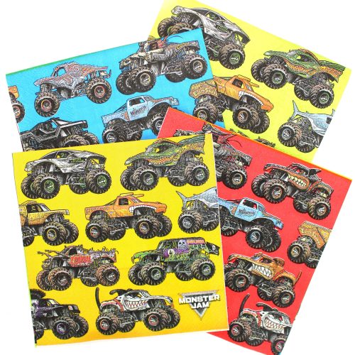 MonsterJam Beverage Napkin Mix