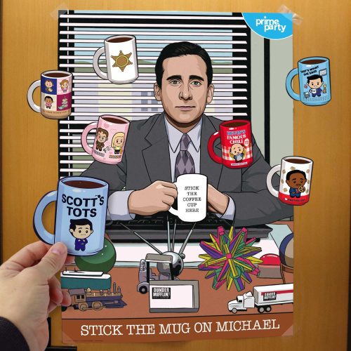 TheOffice Pin the tail Game Cover ART