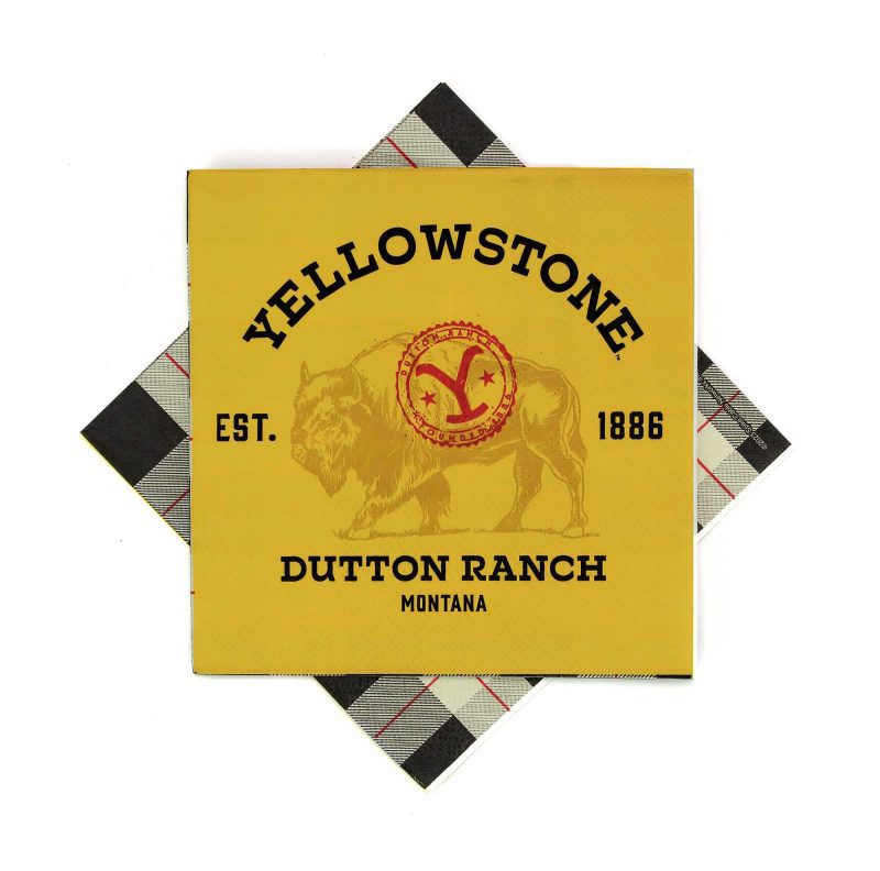 Yellowstone Beverage Napkin Stacked 9df6bcf6 eb10 440e 842b 9a30630047d7