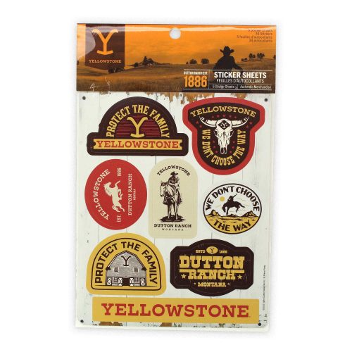 Yellowstone Stickesheets stickersheet Pkg 127d2c6a 6201 4286 83ea a0b0ed19dbe6