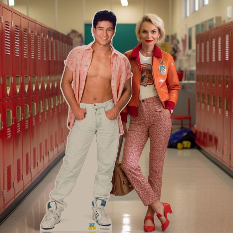 ac slater cardboard cutout saved by the bellcardboard cutoutsprime party 531641