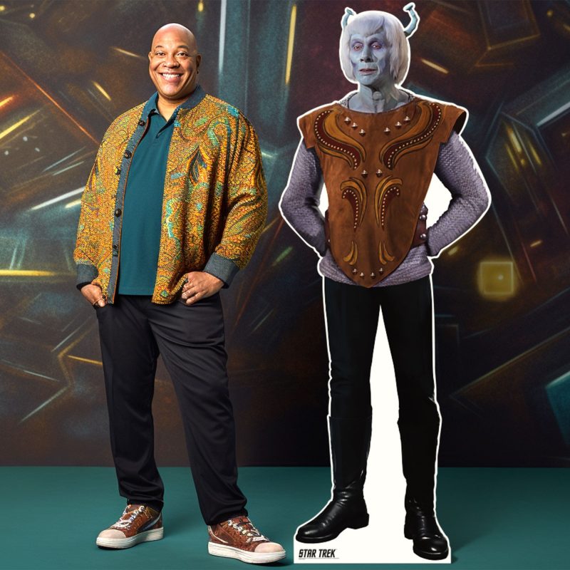 andorian cardboard cutout star trek toscardboard cutoutsprime party 538962