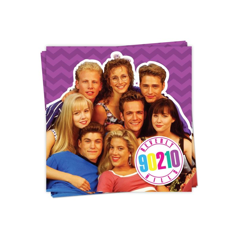 beverly hills 90210 beverage napkins 16 packnapkinsprime party 395361