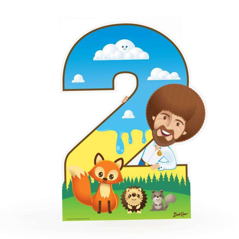 Bob Ross and Friends Number 1-5 Cardboard Cutout - Prime PartyCardboard Cutouts