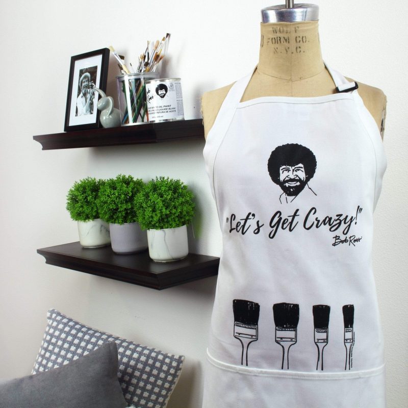 bob ross apron lets get crazyapronprime party 224399