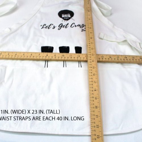 bob ross apron lets get crazyapronprime party 592439