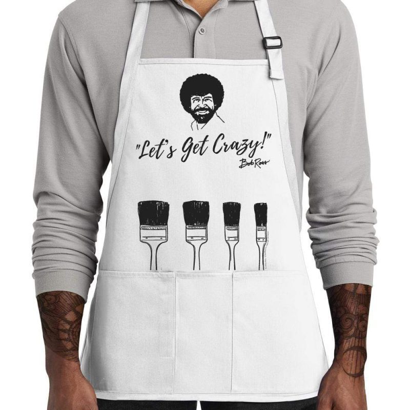 Bob Ross Apron | Let's Get Crazy! - Prime PartyApron