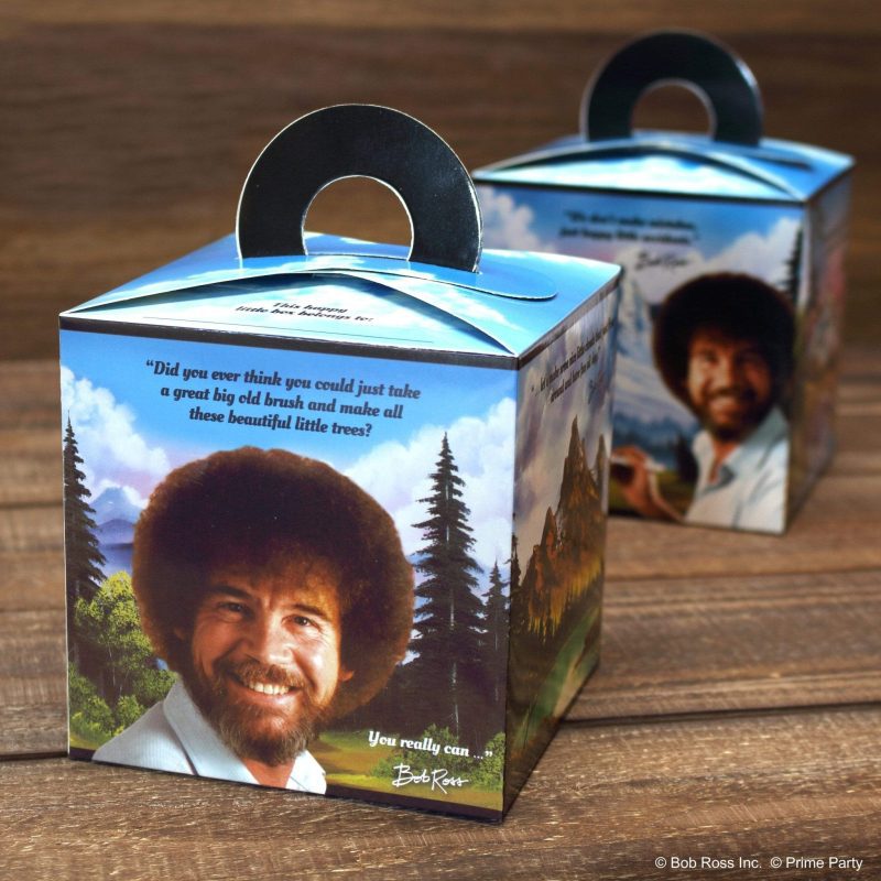 bob ross classic favor boxes 8 packfavor boxesprime party 543469