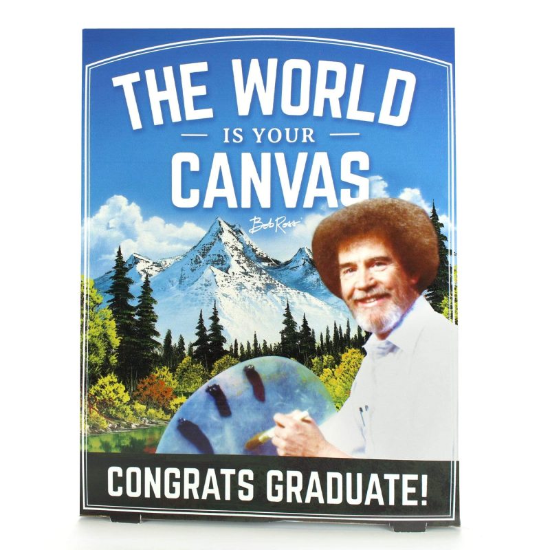 bob ross graduation table tent centerpiececenterpiecesprime party 821782