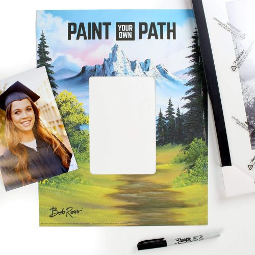 Bob Ross Signature Mat with Photo Cutout - Prime PartySignature Matte