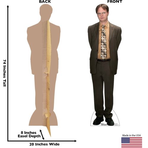 dwight schrute the office cardboard cutoutcardboard cutoutsprime party 456156