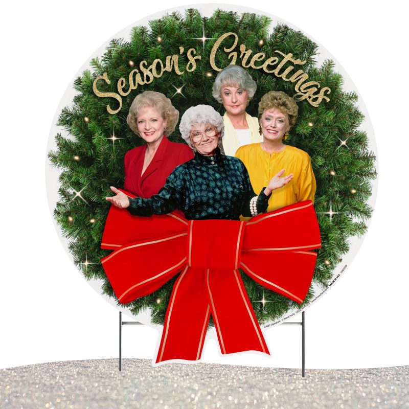 golden girls 16 wreath seasons greetingsyard signsprime party 245901