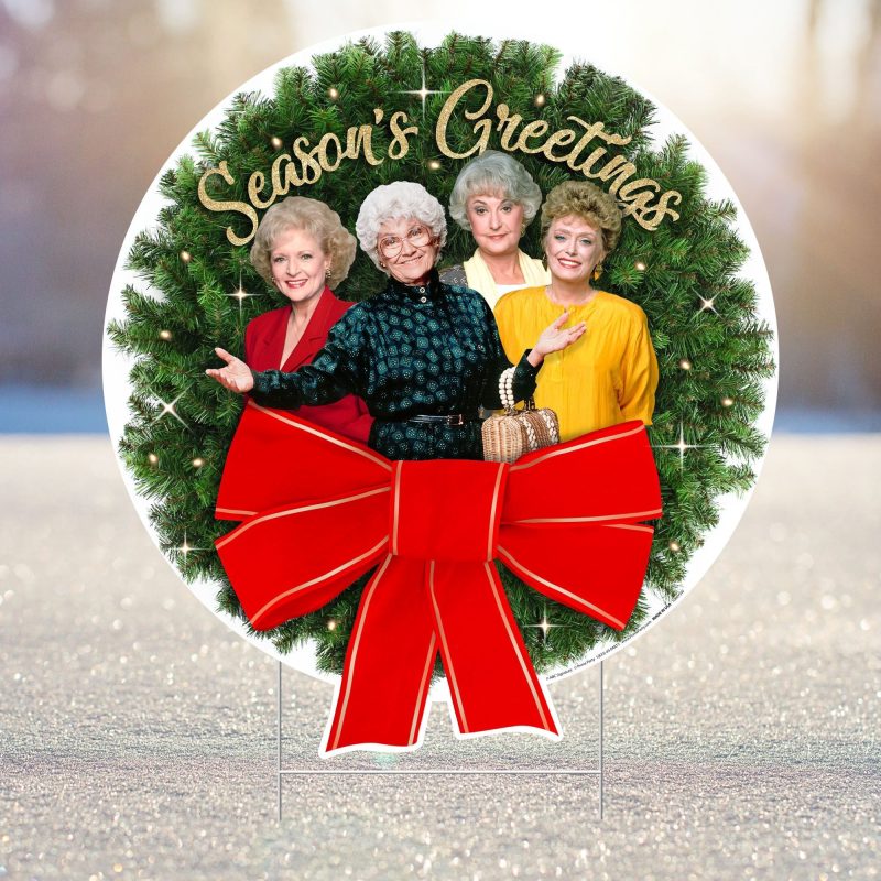 golden girls 21 wreath seasons greetingsyard signsprime party 392951