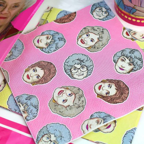 golden girls beverage napkins 16 packnapkinsprime party 782990