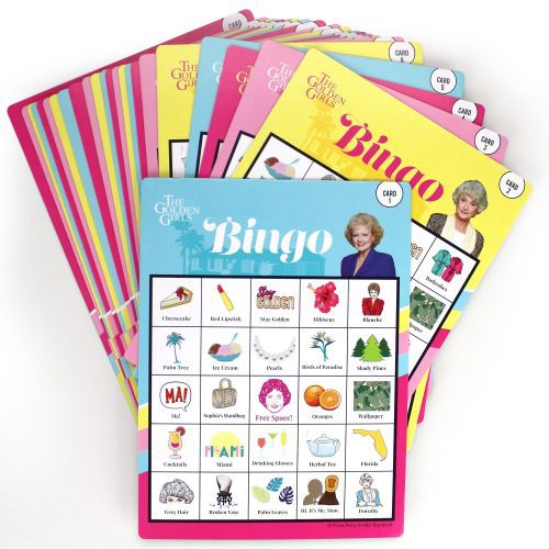 golden girls bingo party game for 24 playersgames activitiesprime party 863239