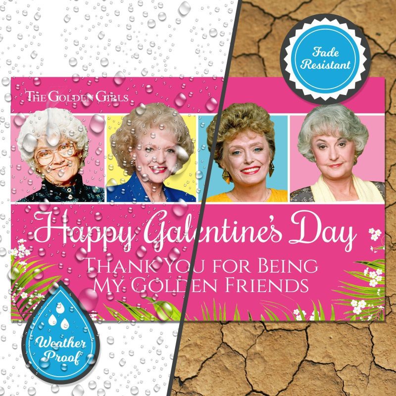 golden girls personalized yard sign 4 acrosspersonalized yard signsprime party 320969