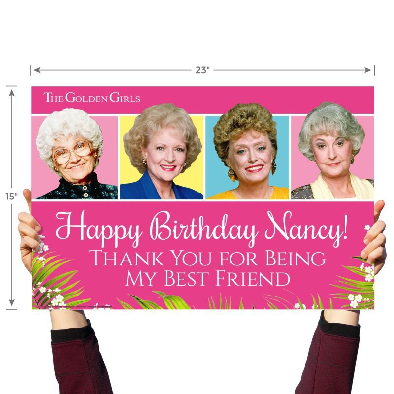 golden girls personalized yard sign 4 acrosspersonalized yard signsprime party 402028