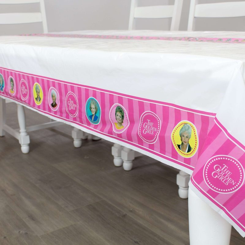 golden girls plastic table covertable coversprime party 625110