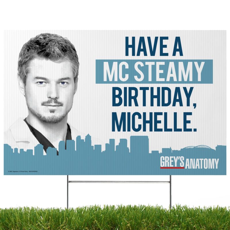 greys anatomy mcsteamy personalized yard signpersonalized yard signsprime party 442924