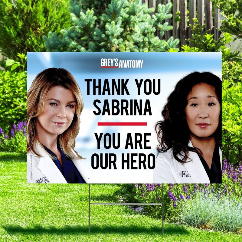 greys anatomy you are my person personalized yard signpersonalized yard signsprime party 125105