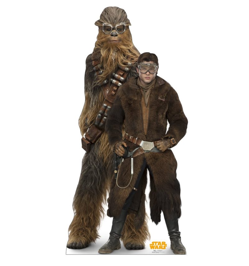 Han Solo and Chewbacca - Star Wars 40th - Cardboard Cutout - Prime PartyCardboard Cutouts