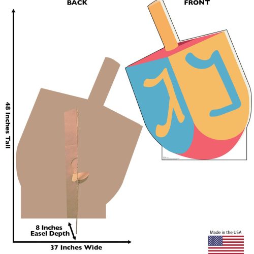 hanukkah dreidel cardboard cutoutcardboard cutoutsprime party 977659