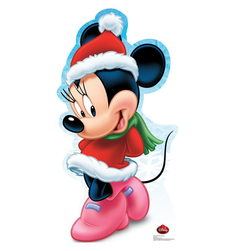 holiday minnie mouse limited time edition cardboard cutoutcardboard cutoutsprime party 535605