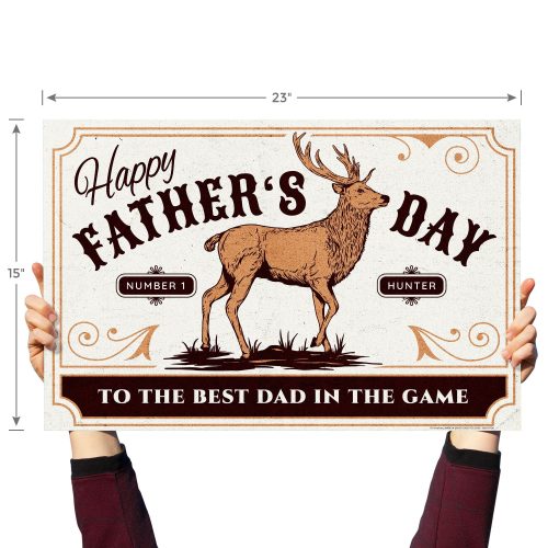 hunting fathers day yard signyard signsprime party 285815