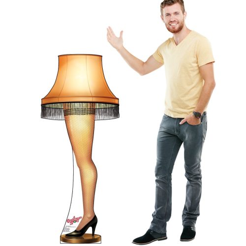 leg lamp cardboard cutout a christmas storycardboard cutoutsprime party 819951