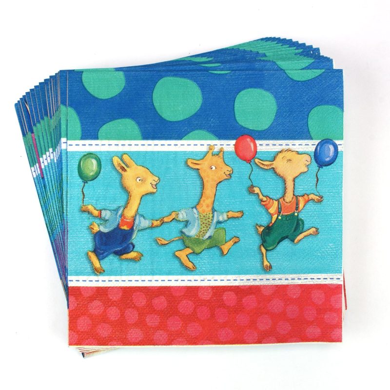 llama llama luncheon napkins 20 packnapkinsprime party 354034