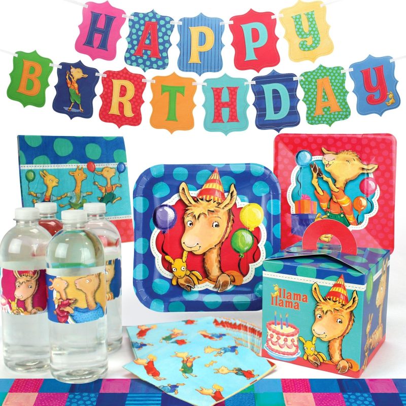 llama llama partyrama deluxe pack for 8party packsprime party 699274