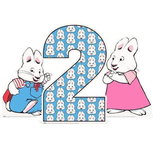 Max and Ruby Tabletop Number Cutout (3-Piece Set) - Prime PartyMini Numbered Table-Top Decor