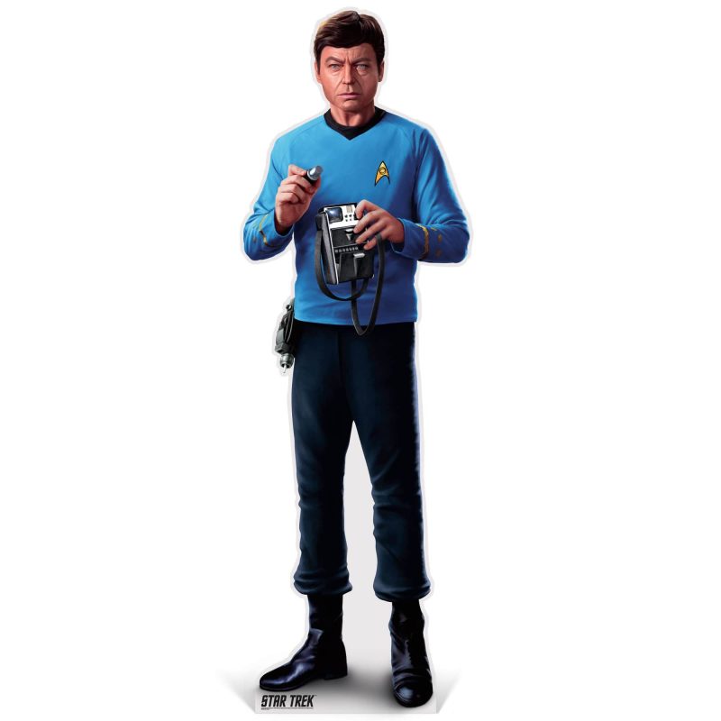 mccoy life size cardboard cutout star trekcardboard cutoutsprime party 426123