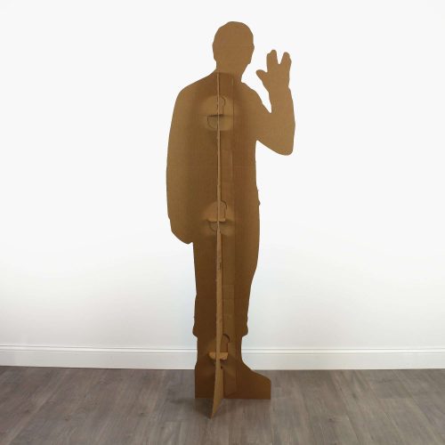 mr spock vulcan salute life size cardboard cutout officially licensed star trek merchandisecardboard cutoutsprime party 340857