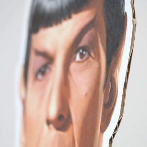 mr spock vulcan salute life size cardboard cutout officially licensed star trek merchandisecardboard cutoutsprime party 675961