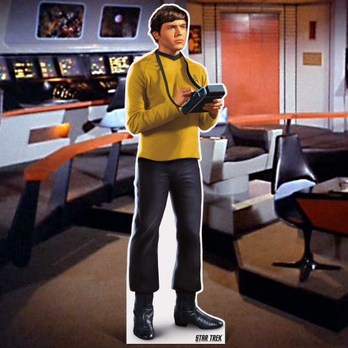 pavel chekov life size cardboard cutout star trekcardboard cutoutsprime party 108816