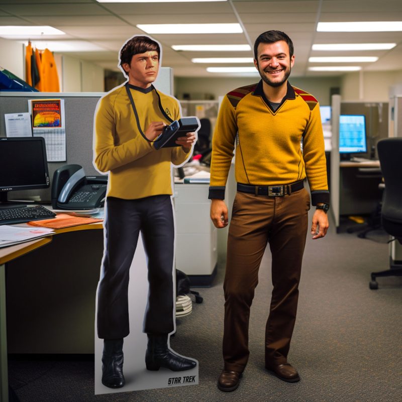 pavel chekov life size cardboard cutout star trekcardboard cutoutsprime party 745925