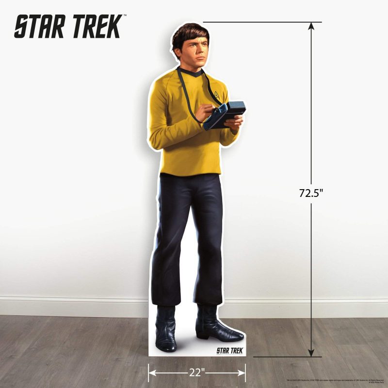 pavel chekov life size cardboard cutout star trekcardboard cutoutsprime party 811159